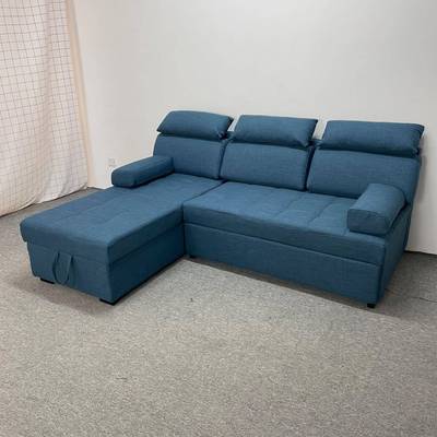 现代简折叠沙发床两用多7289功能约合小户型贵转角妃组拆洗布艺沙