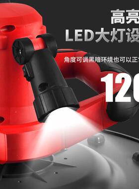 新大功率水泥砂浆收光机坪打地URU磨机款锂电手持电动磨光带抹光