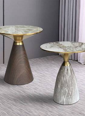 设计师岩板家22470用几现代简客茶茶桌厅角几约沙发边意式极简轻