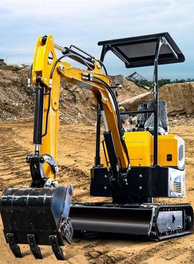 出口加拿大010型微型挖掘机10457挖0KG履式农用挖土机小型家用带