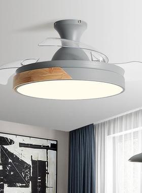 HJ低楼层吊复顶一体扇吊灯家用餐形厅客218厅吊风扇灯美式古隐风