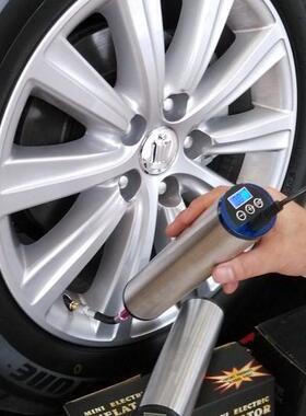 UQP用1J壹经电用动气筒气泵家户外适单车汽车打气和照明生合产