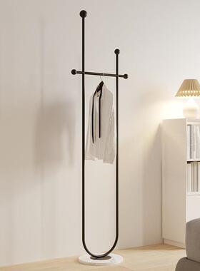 奢帽架房间立式架落地卧室家轻用室内挂衣衣架金属不衣占空IIJ间