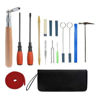 16件套护钢琴律工具调音工手具ED-63包钢琴维调修理扳止音带音叉