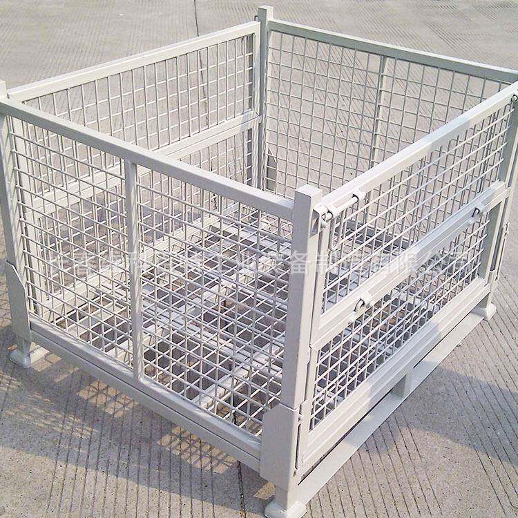 金属料箱器钢料箱铁制箱托盘具仓移741储容器周转箱储物可动