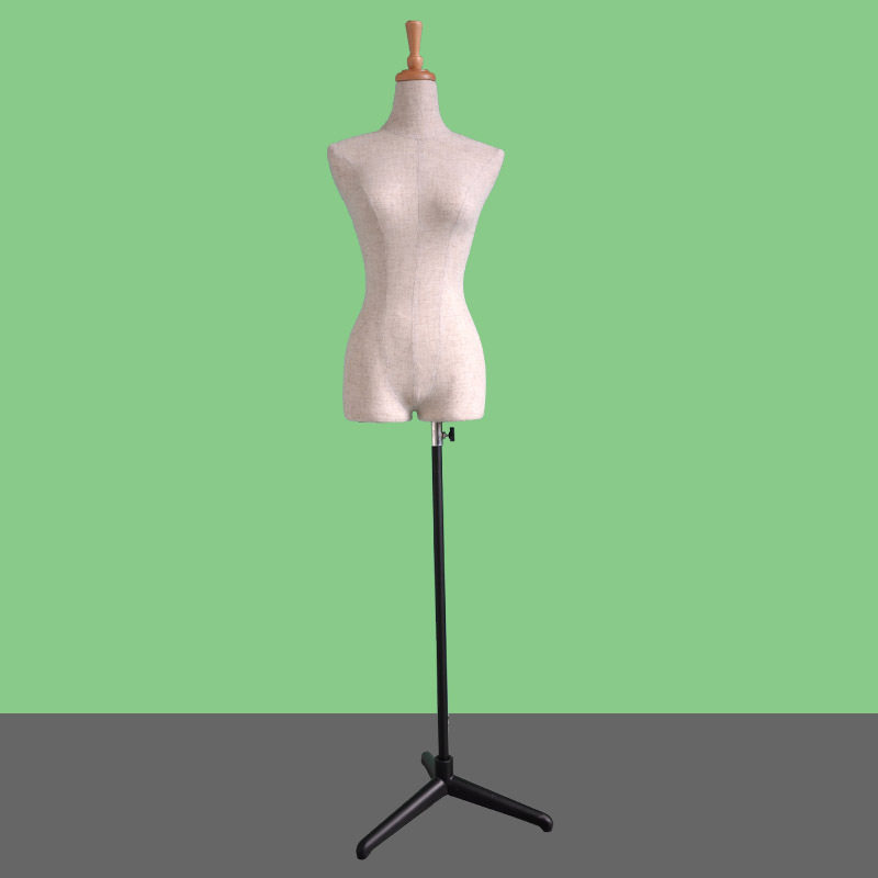 修身款女半身模特插针包布试衣模特服装店橱窗展示模特无手女半身