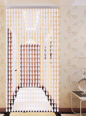 珠帘防蚊蝇门帘塑料断帘室家用客厅玄关卧隔装饰葫子芦帘JQQ免打