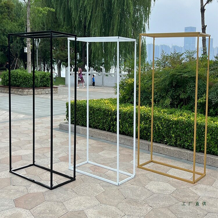 婚礼路引铁艺几何方形展示架