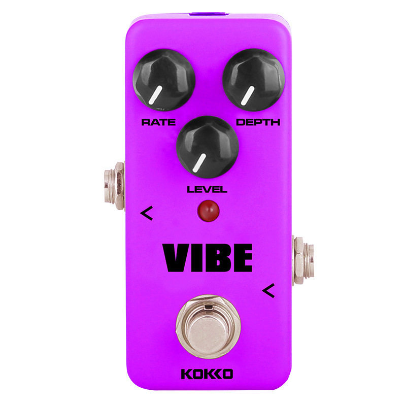 工厂直销KOKKO电吉他效果器 VIBE模拟旋钮喇叭吉他效果器现货