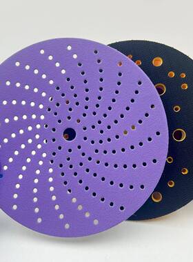 砂牛货6寸1ZFQ5mm紫色旋风纸多孔干磨圆形绒陶植瓷0紫砂