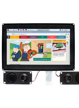 微雪3b+示10.1寸GDL树莓派4代HDMILC高兼容性电D容屏触摸屏显屏