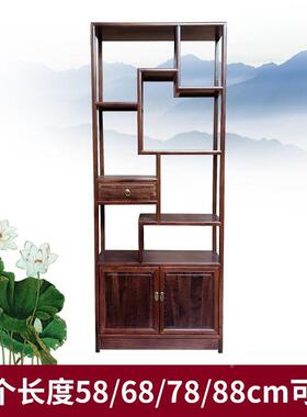实木架博古架新中简式现代约工艺品置物架客厅小多宝阁展92718示