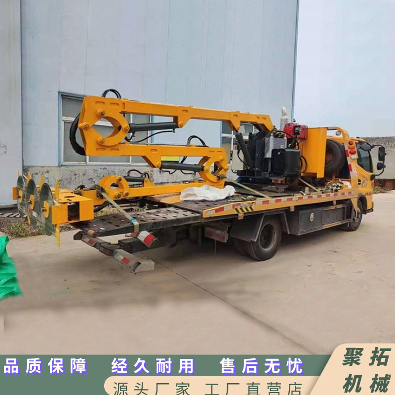 高速公路割灌修枝机伸缩臂边坡高空树枝修剪车 车载式绿篱修剪机
