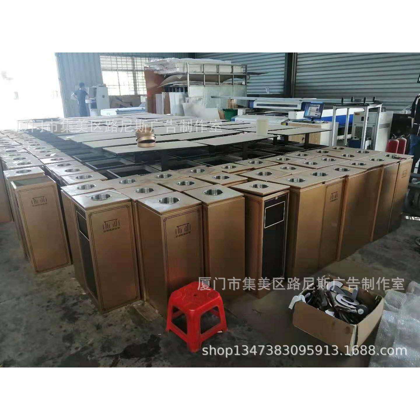 工厂标识600标材牌系统设计不锈桶钢铝指示标志垃圾作安制装