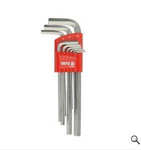 易尔拓9件套高M档加平头内六角扳手组套长1.UEL5-M10内六方YT-587