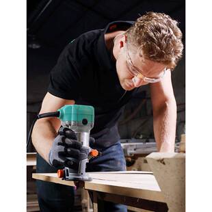 普力捷木雕铣边机电动多功能刻机铣槽开孔机修78067木工工电具开