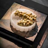 轻奢瑚样板间客厅茶几中陶件瓷花器古云ES A6452石托盘珊组合摆家