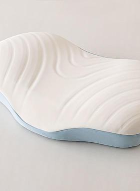 凉感亲肤蝶睡形软GYJ支撑助睡眠颈枕枕侧仰睡柔软透气芯单人护枕