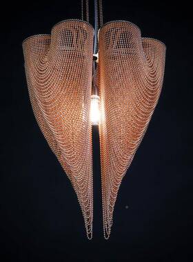 北后代卧室客厅厅现欧创餐意铁87802艺吊灯