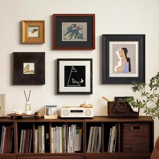 高级发感法式小复客al202410厅沙装饰画玄关餐厅卧室抽象古艺术挂