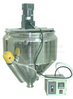 灌装机料斗30L 加热搅拌料斗 120W 220V电压 不锈钢SS304 现货