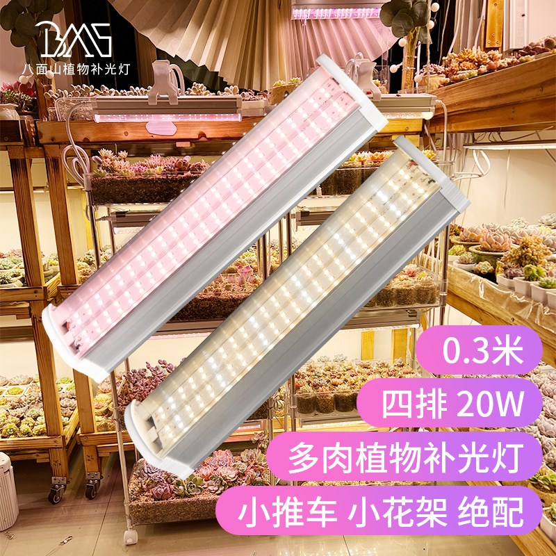 全光谱LED多肉上色防徒长植物补光灯0.3米0.45米植物生长灯