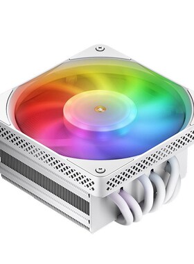 乔思伯HX6200DHP400HF系白色风冷散热器下压式6热管ARGB神光同步