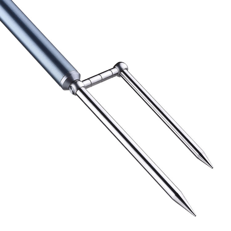 炫鲨新款钓鱼伞地插不锈钢螺丝钓伞配件渔伞叉子地刺防风雨伞地插