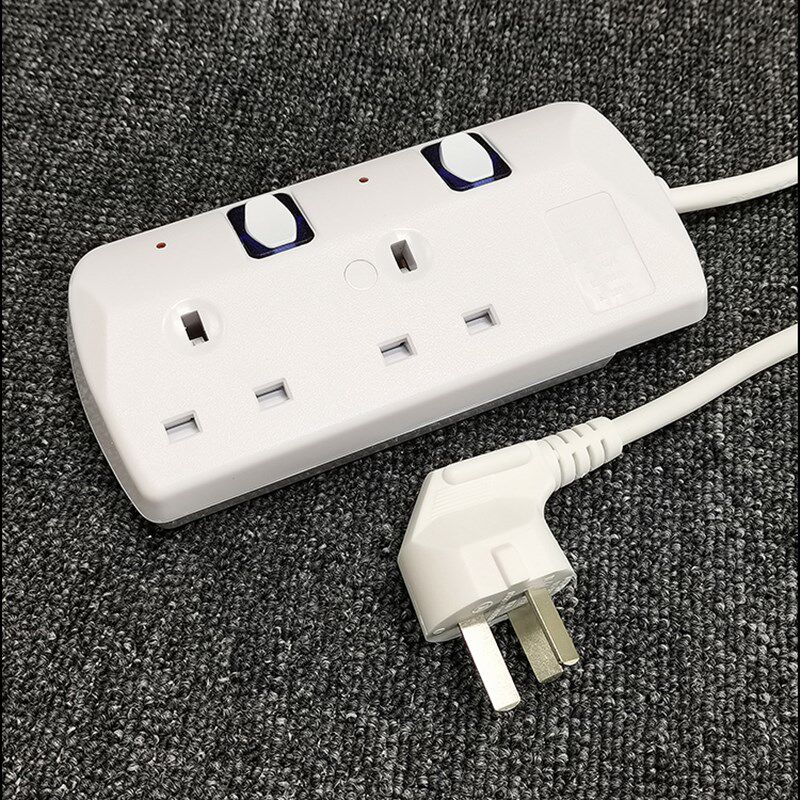 内地澳洲适用 港版英标转国标中规 英规转换插座排插拖板13A转10A