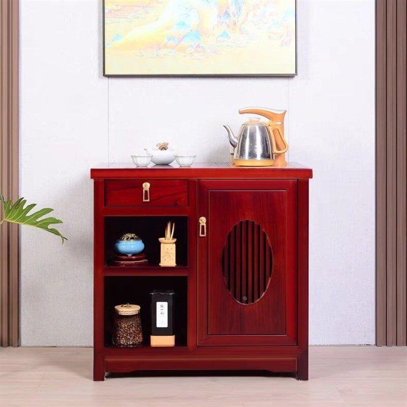 茶吧机一体柜中式老榆木自动上水多功能可移动餐边柜旁柜茶水柜实,商业/办公家具,办公茶水柜,淘宝优惠券,粉丝福利购,淘宝优惠卷