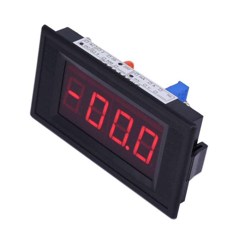 高精度数字LED毫伏表 直流DC200MV 三位半 正负电压测量ICL7107