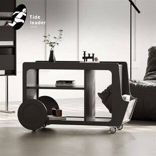 Tide leader客厅可移动边几现代简约家用小推车沙发边柜侧边柜