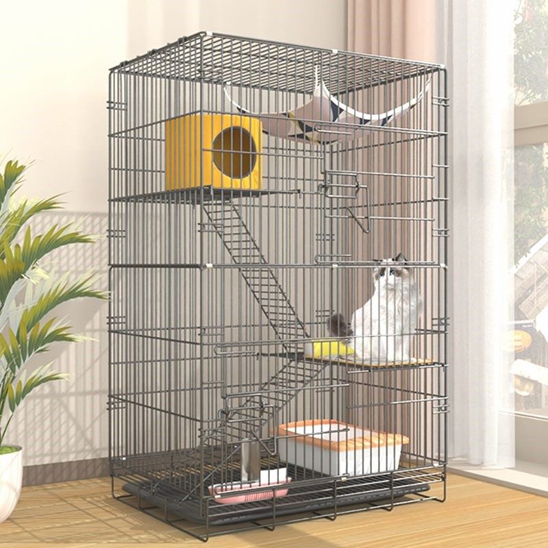 猫笼子家用猫别墅带厕所室内超大折叠猫舍猫屋小型猫咪笼猫窝,宠物/宠物食品及用品,猫笼子/猫别墅,淘宝优惠券,粉丝福利购,淘宝优惠卷