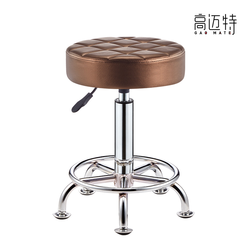 美发大工椅子发廊专用剪发凳理发师傅椅升降转美容凳圆美甲椅按摩