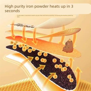 自发热鞋 垫冬自热暖脚宝宝暖足贴男暖脚底可行走免充电 垫女加热鞋
