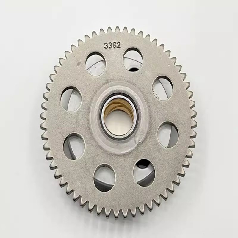 适用韵彩QS100T/丽彩QS125T-2电启动超越离合器 起动珠盘 启动盘