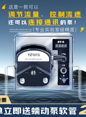 汇能流体实验室蠕动泵BTX02S调速型定时定量调速计量泵精度灌装机
