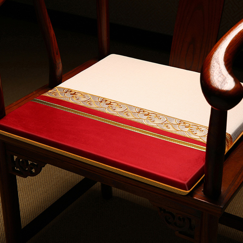 实木椅子坐垫中式红木椅垫圈椅餐椅垫高档实木沙发太师椅茶椅座垫