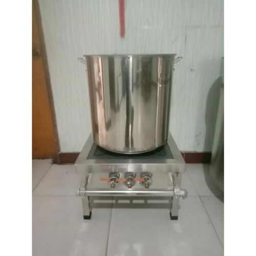 商用不锈钢加厚燃气节能汤桶翅片单桶烧水底家用卤煮桶汤锅大容量