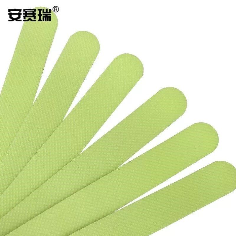 安赛瑞自发光防滑贴楼梯地面免剪裁胶带荧光警示贴全夜光防滑条12