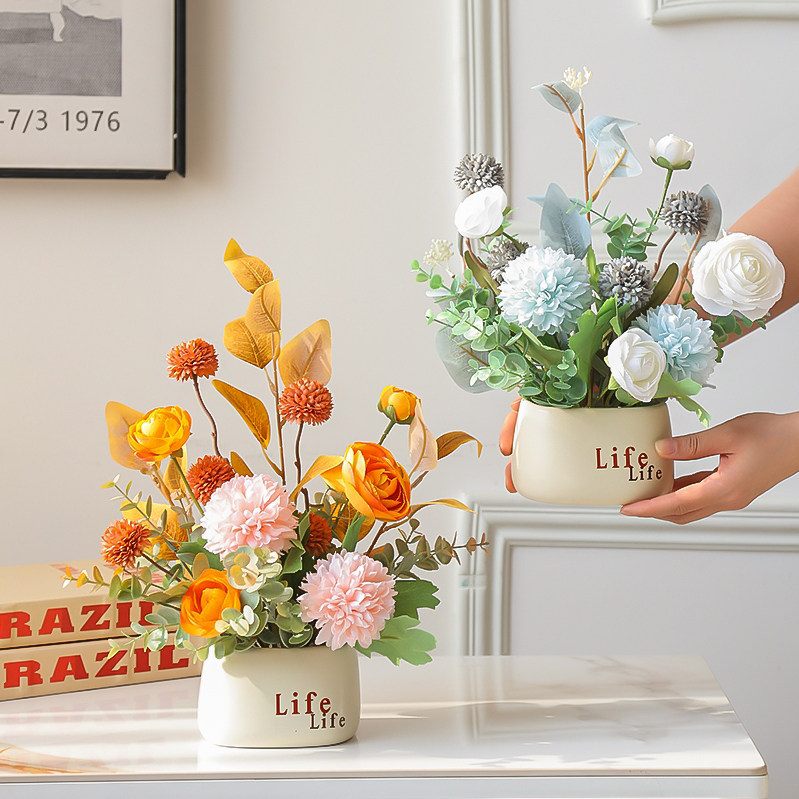 仿真花艺摆件干花花束家居餐桌花摆花玄关客厅插花装饰品花摆设花,鲜花速递/花卉仿真/绿植园艺,仿真花,淘宝优惠券,粉丝福利购,淘宝优惠卷