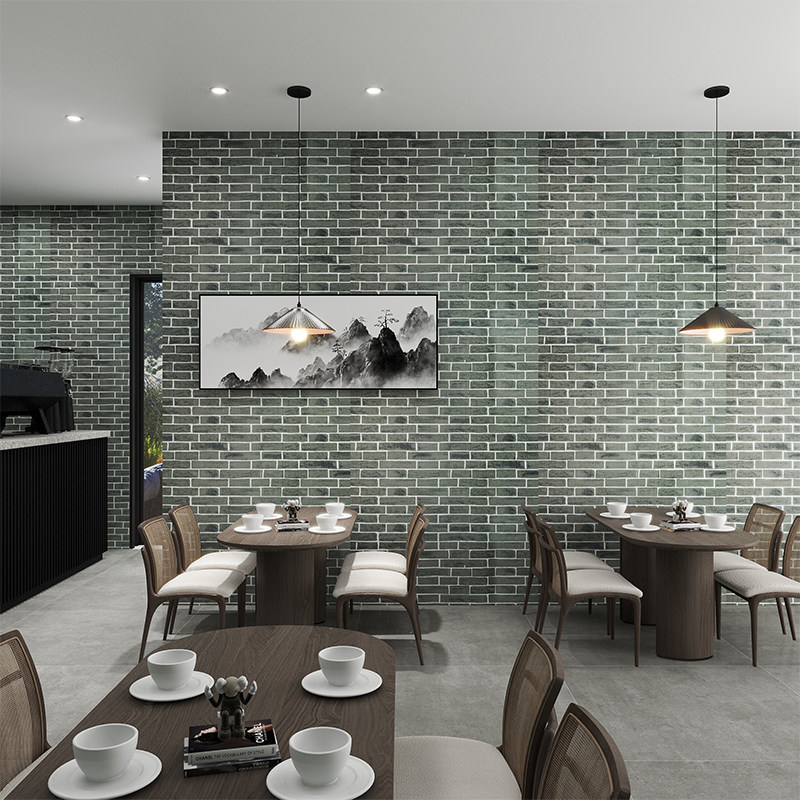 砖纹墙贴商铺饭店自粘墙纸防水防潮装修美化立体贴纸腰线装饰壁纸,家居饰品,软装墙贴,淘宝优惠券,粉丝福利购,淘宝优惠卷