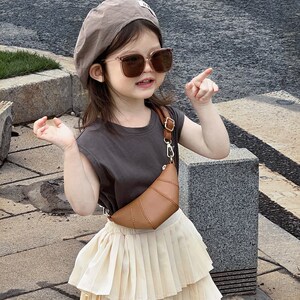 牛角包女童个性潮包女孩公主出游配饰小包宝宝婴幼儿迷你挎包胸包