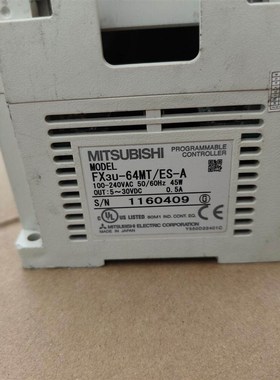 FX3U-64MT/ES-A 成色下图实拍。ERROR红灯闪
