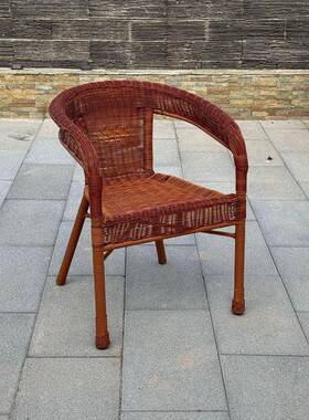 休藤闲椅子客厅JNH编椅子藤椅网红高档手工厚编织家用椅子加便宜