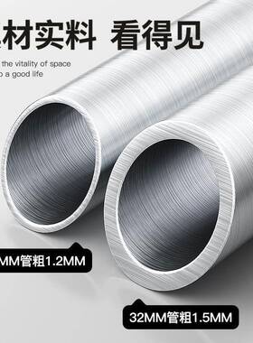 uY76S8Za顶晒被子神器楼落钢管粗晾衣架地防风双排厚晒衣服架子加