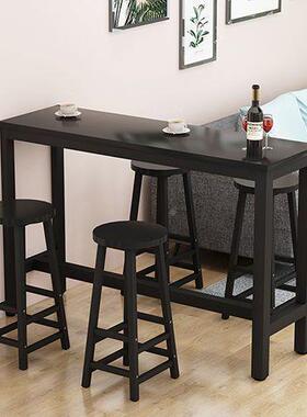 靠墙桌吧长条台奶茶店酒吧吧台BMK组合桌早椅餐桌源桌头工厂一件