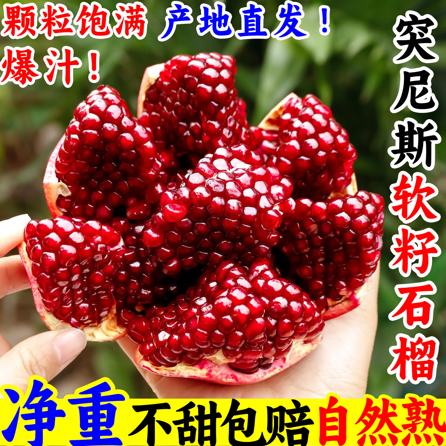 【现货】突尼斯软石榴特大甜多汁