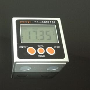 凡莜角度显尺角仪倾角盒角度仪坡度仪数水平仪倾量角459器塑壳