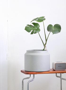 浅灰色简约NF009欧民北宿意个性园居艺家阳台千年木创百合竹落地